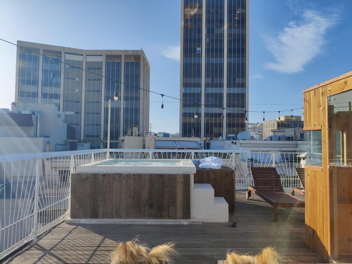 Unique Solar Penthouse With Jacuzzi And Sauna In Central Athen Exterior foto